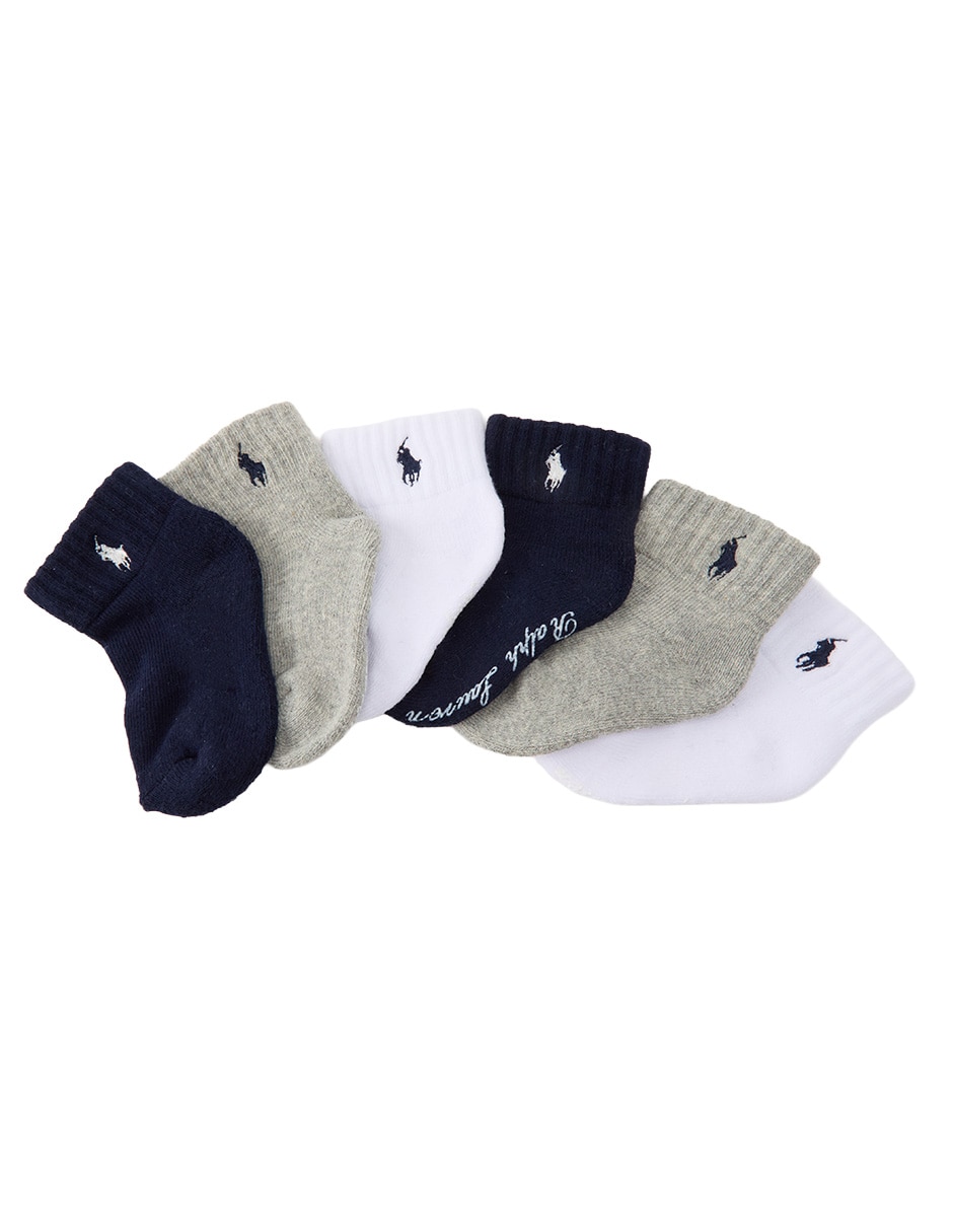 Set de calcetín de algodón para bebé niño 6 pares