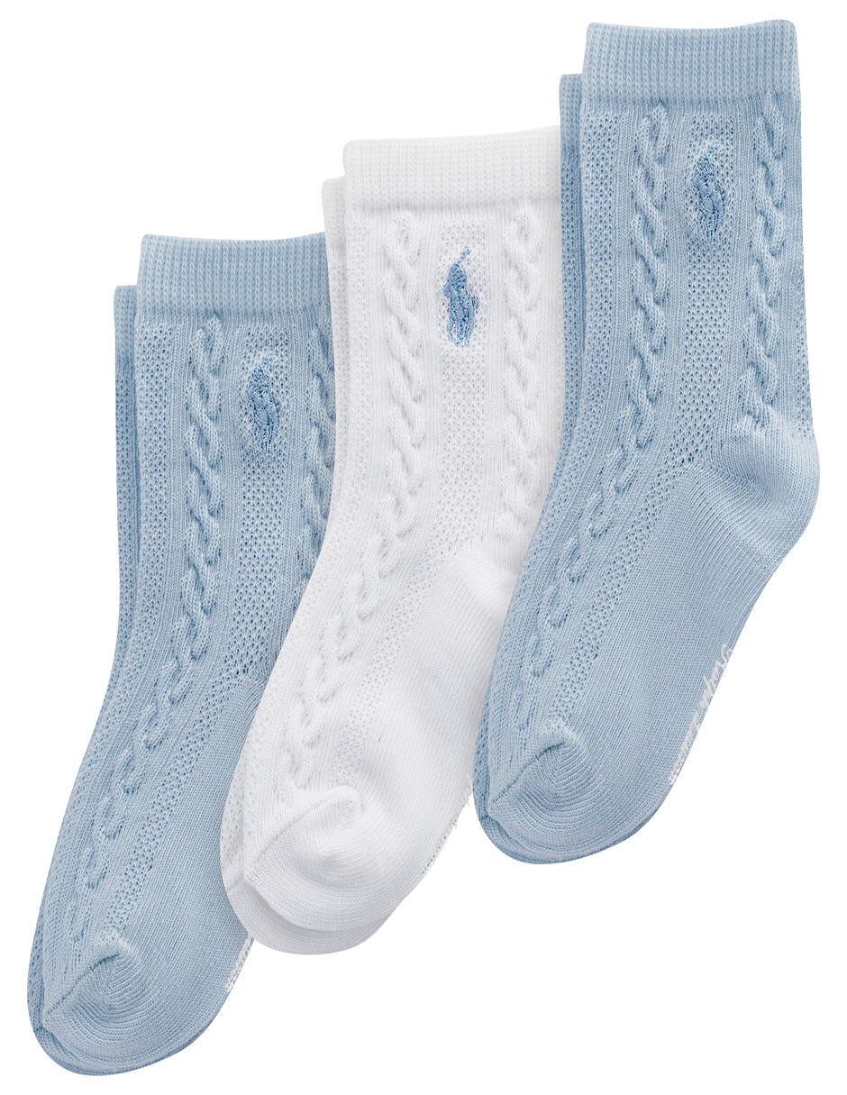 Set calcetín de algodón para bebé niño 3 pares Set calcetín de algodón para bebé niño 3 pares