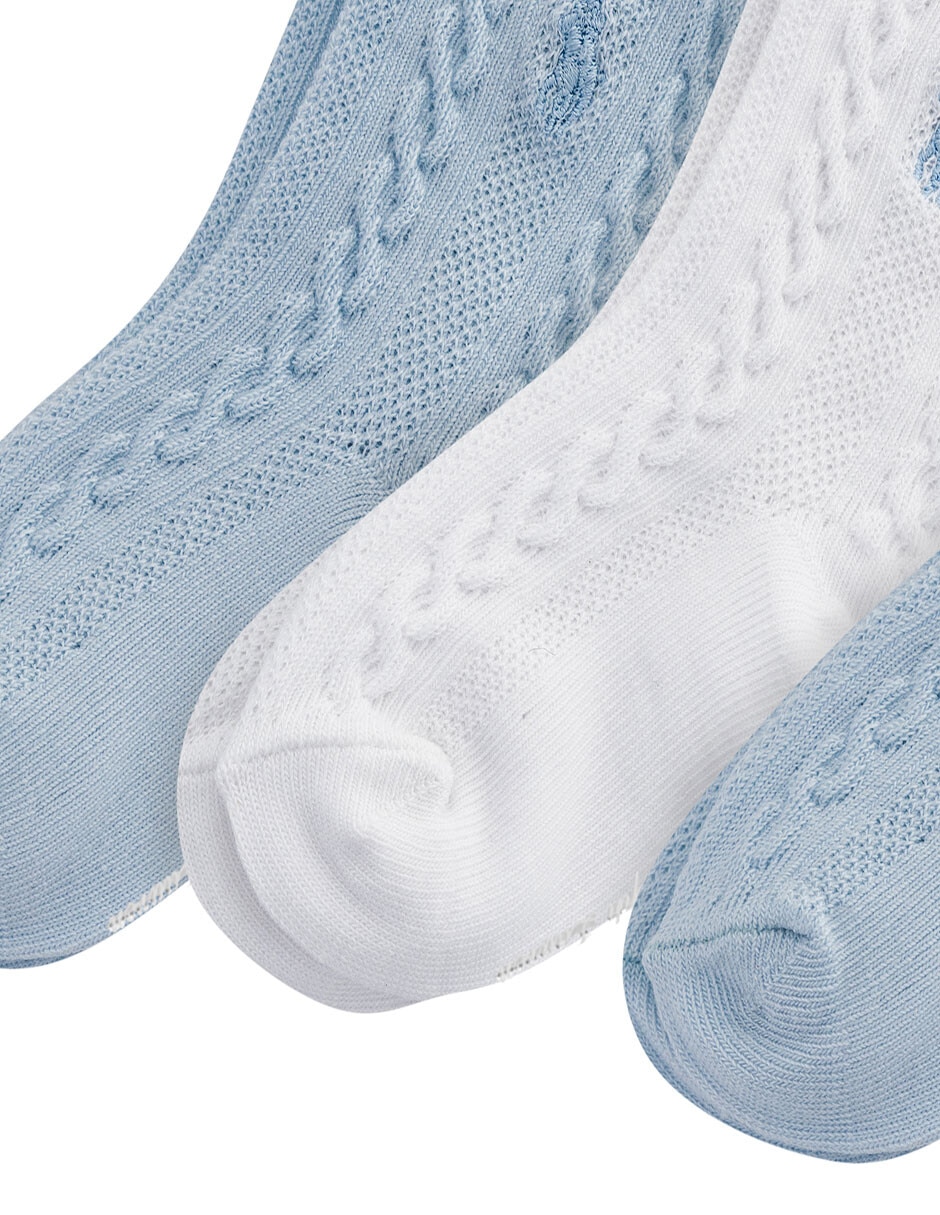 Set calcetín de algodón para bebé niño 3 pares 2