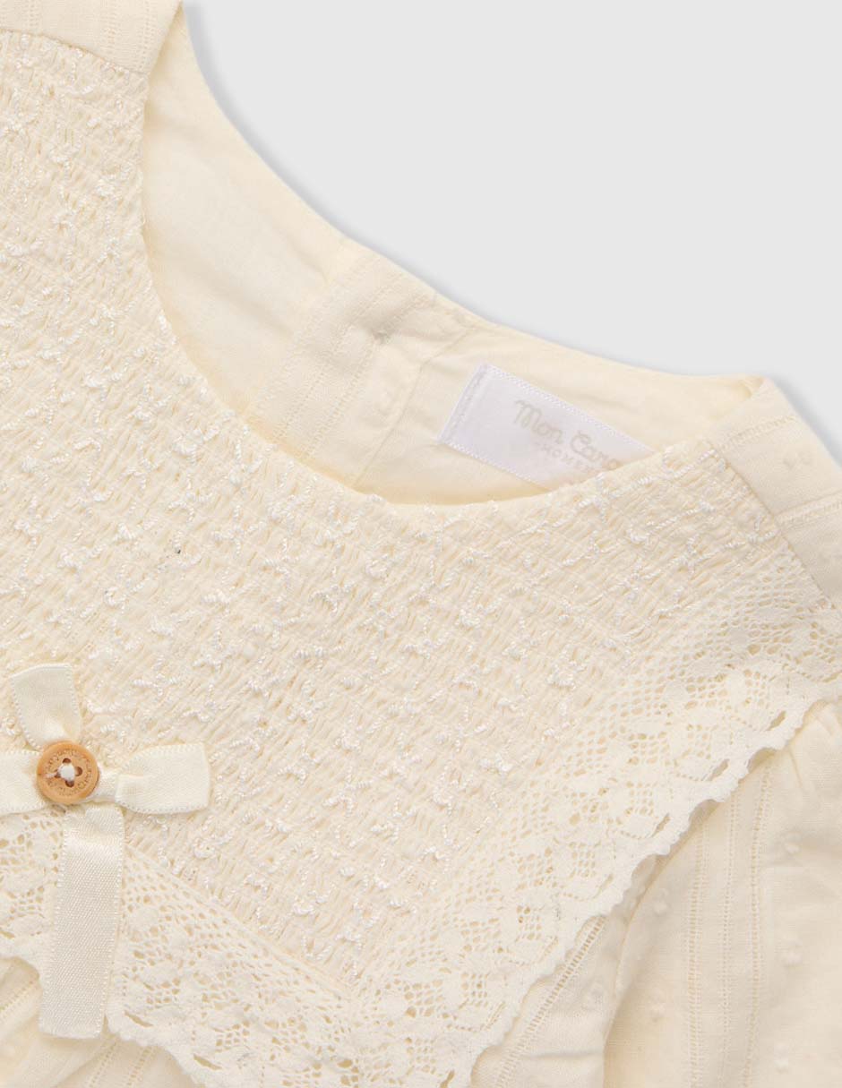 Vestido manga regular para bebé niña 3