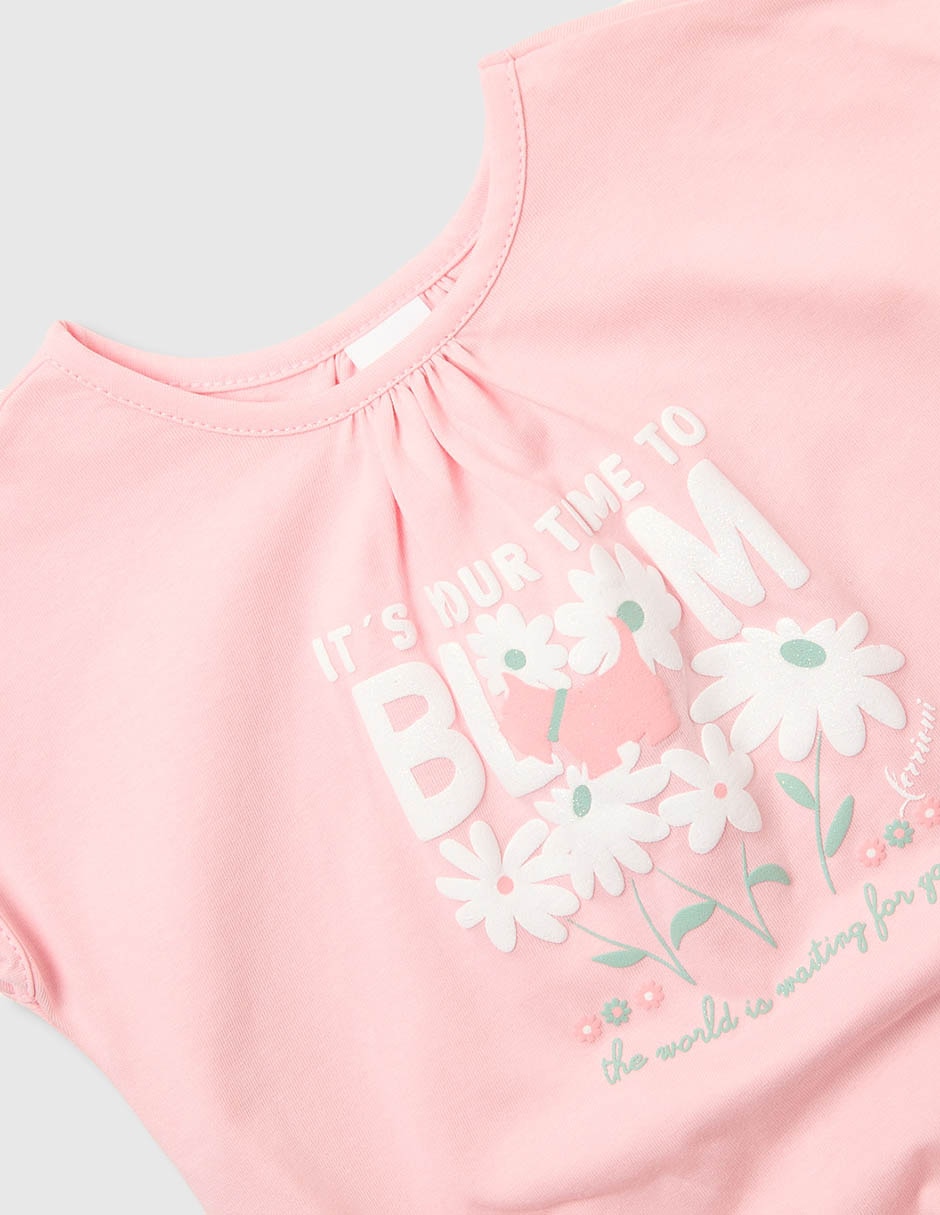 Playera Madelie manga corta para bebé niña 3