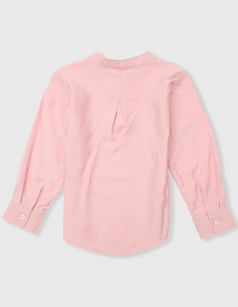 Camisa casual de algodón manga larga para niño 2