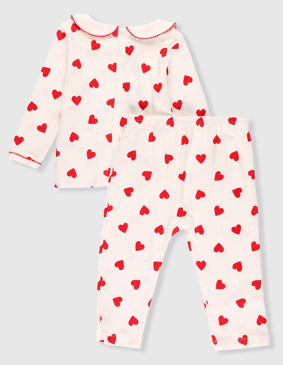 Conjunto de algodón para bebé niña 2