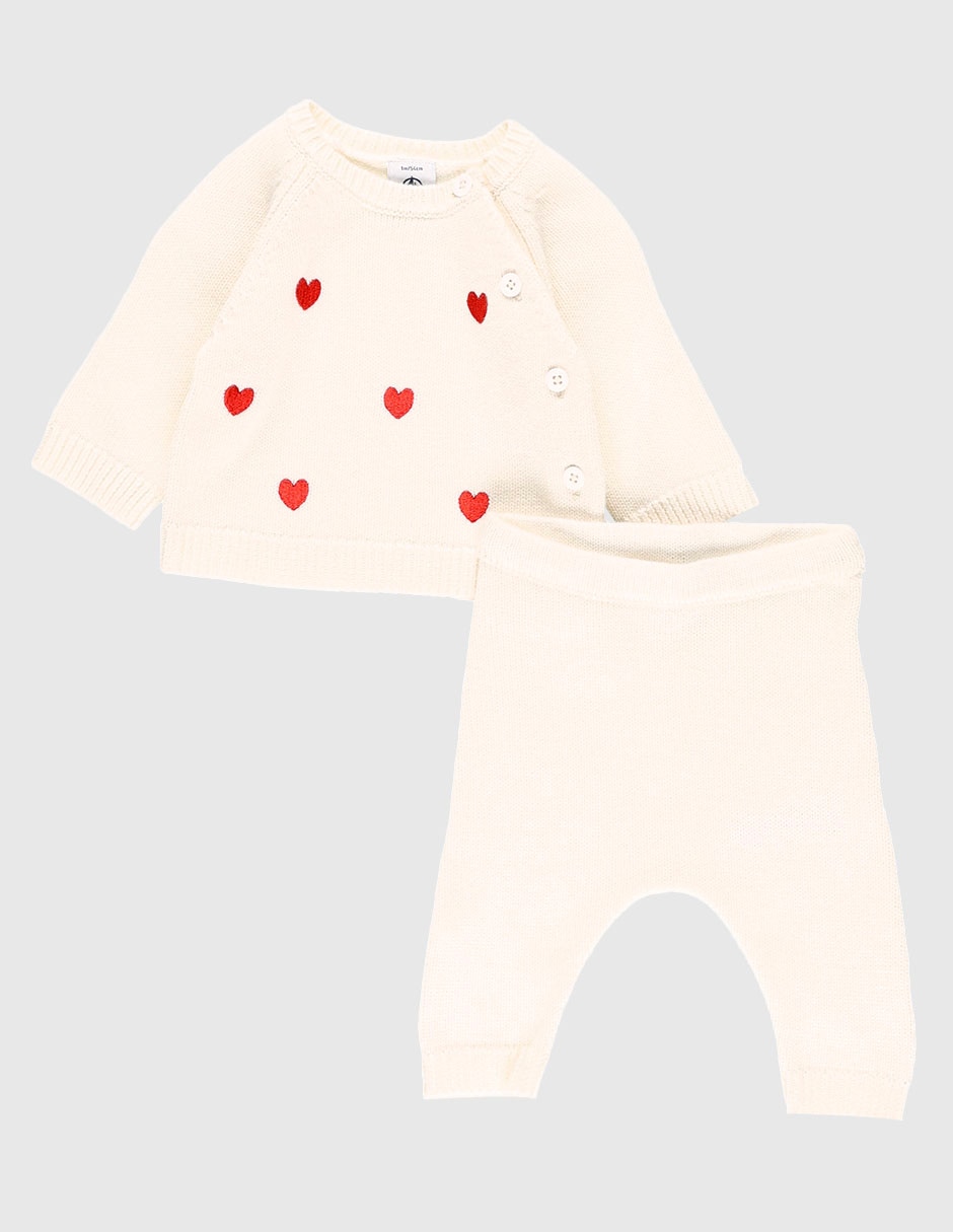 Conjunto de algodón para bebé niña Conjunto de algodón para bebé niña