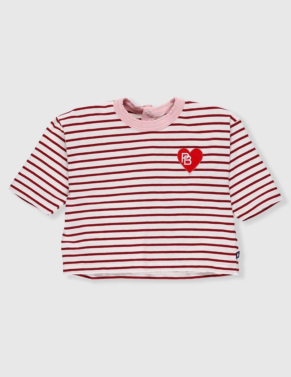 Playera manga corta para bebé niña Playera manga corta para bebé niña
