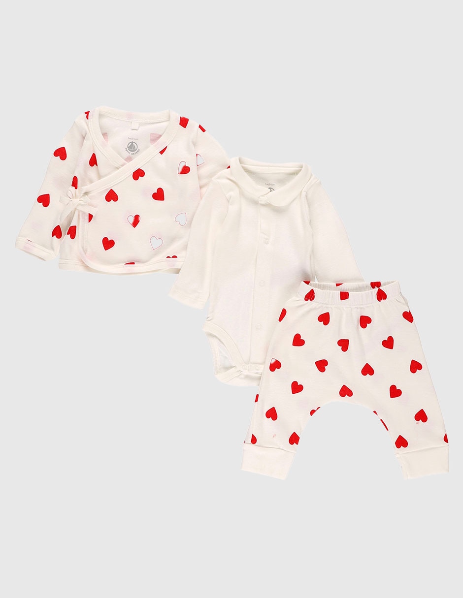 Conjunto de algodón para bebé niña Conjunto de algodón para bebé niña