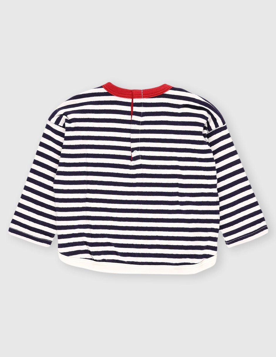 Playera manga larga para bebé unisex 2