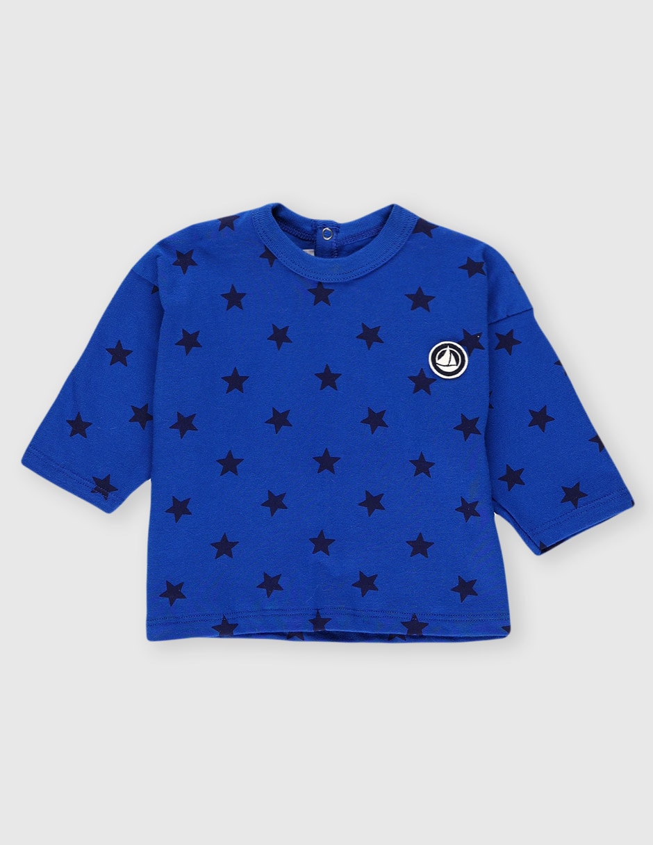 Playera manga 3/4 para bebé unisex