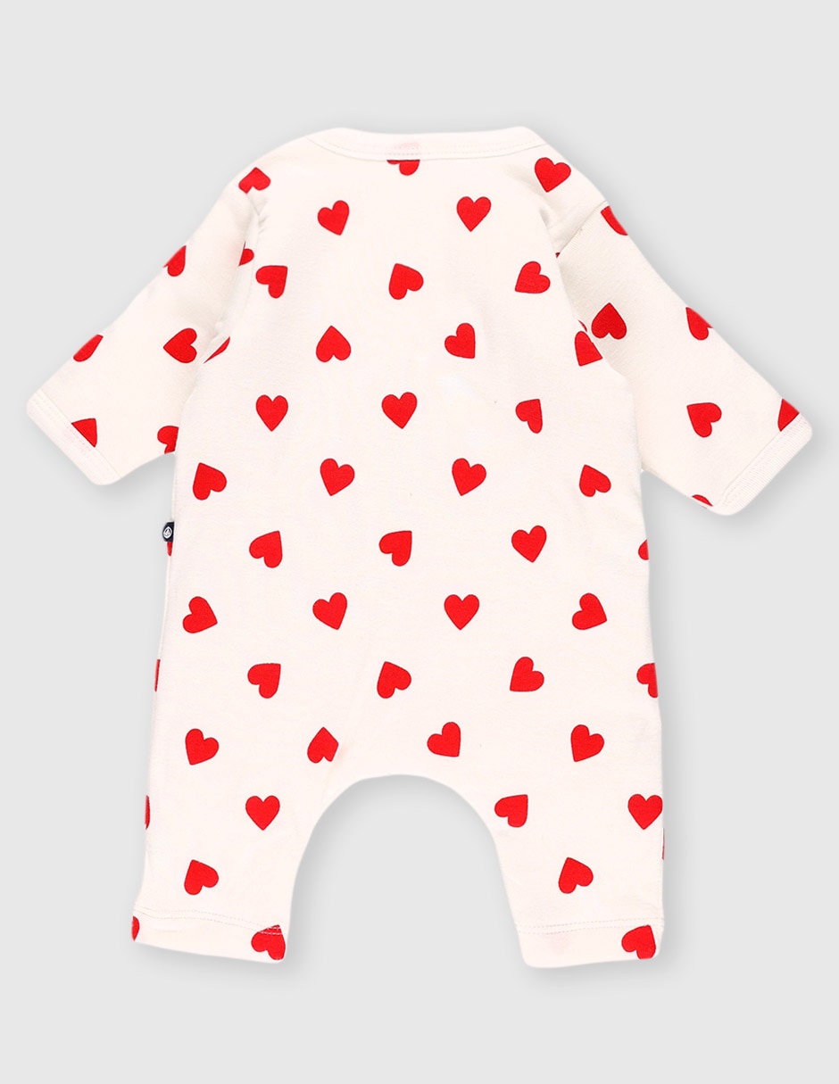 Mameluco Petit Bateau para bebé niña