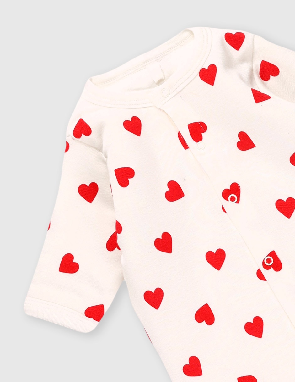 Mameluco Petit Bateau para bebé niña