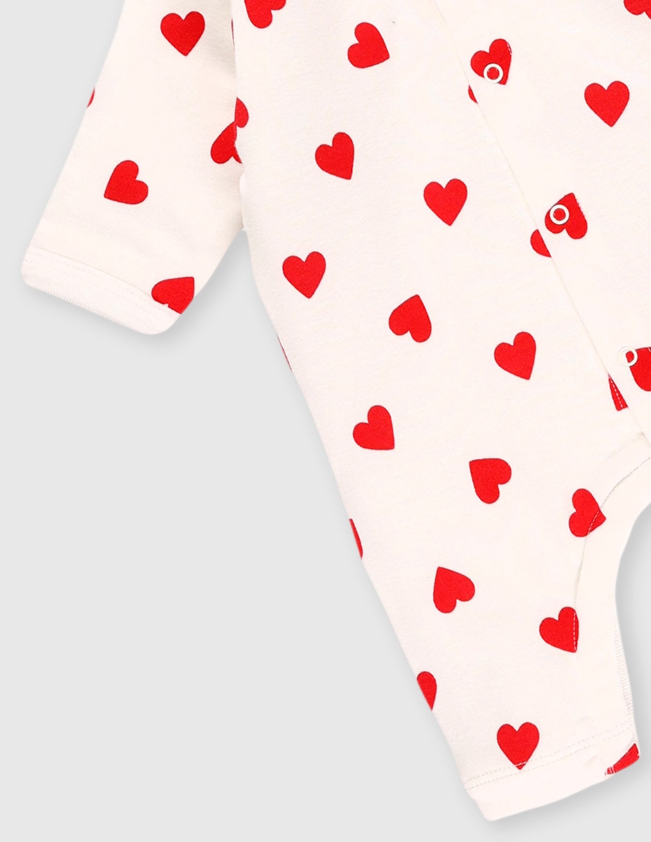 Mameluco Petit Bateau para bebé niña
