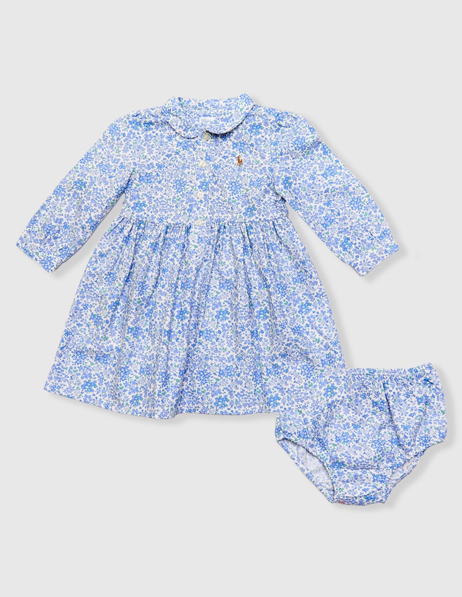 Vestido con calzón Polo manga con puño para bebé niña Babies 