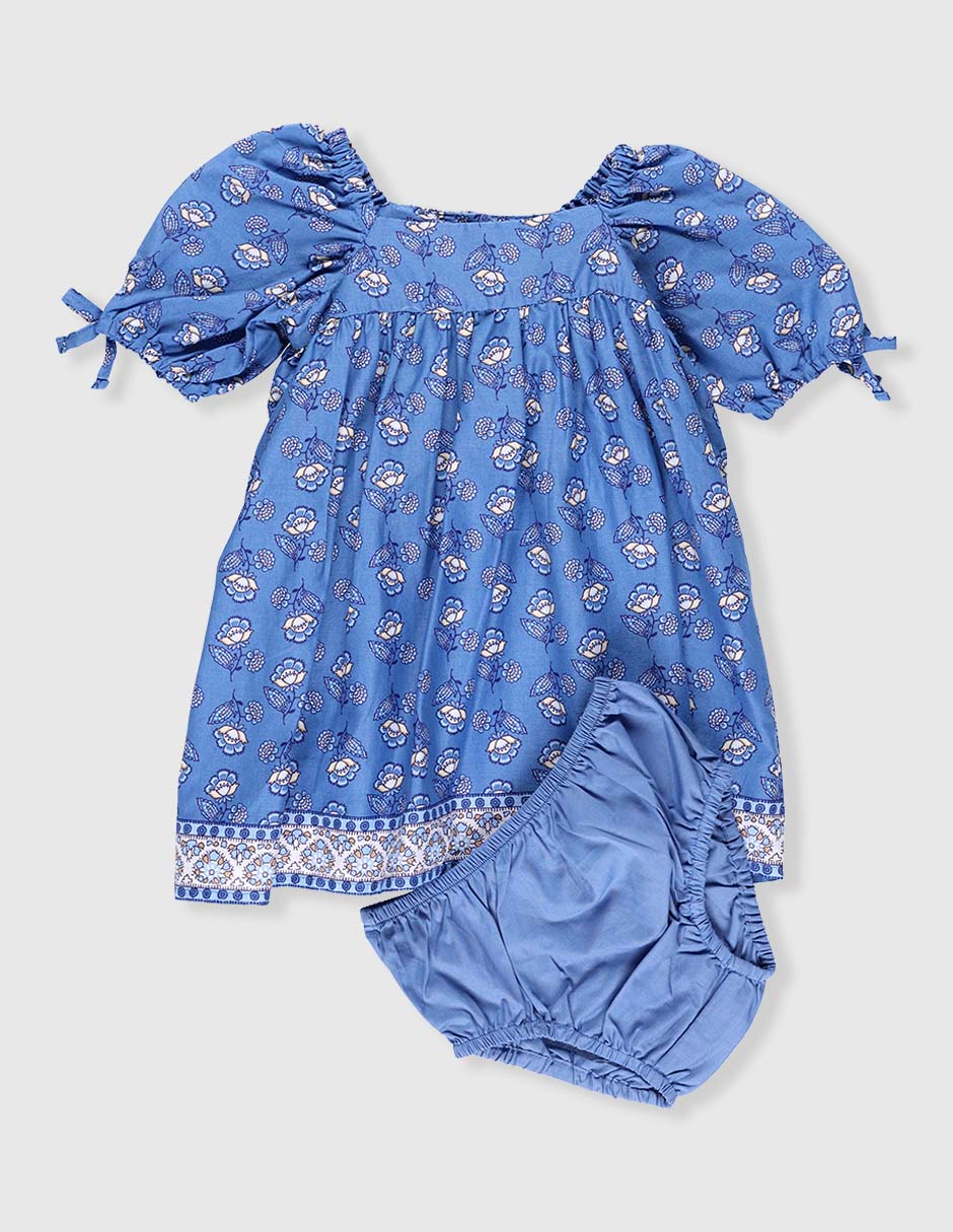 Vestido con calzón Janie and Jack manga regular para bebé niña