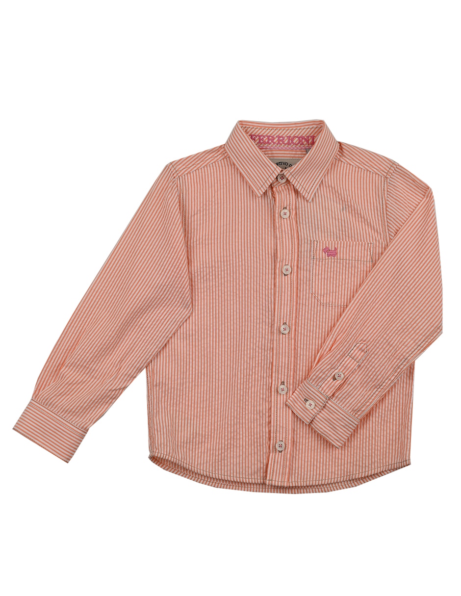 Camisa casual Gerard de algodón manga larga para niño 2