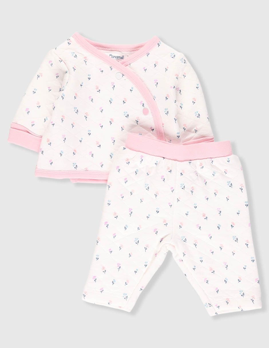 Conjunto de algodón para bebé niña Conjunto de algodón para bebé niña