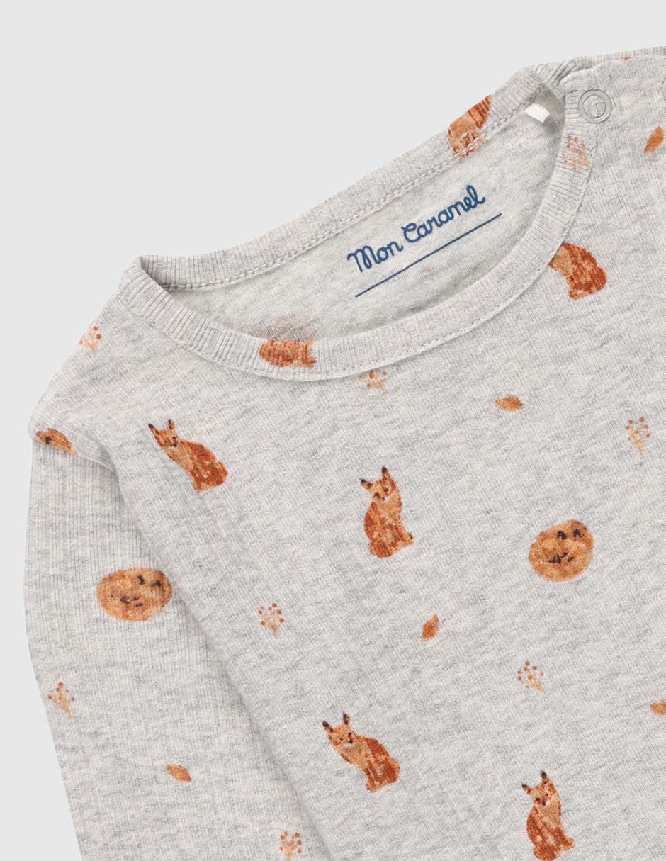 Playera manga larga para bebé unisex 4