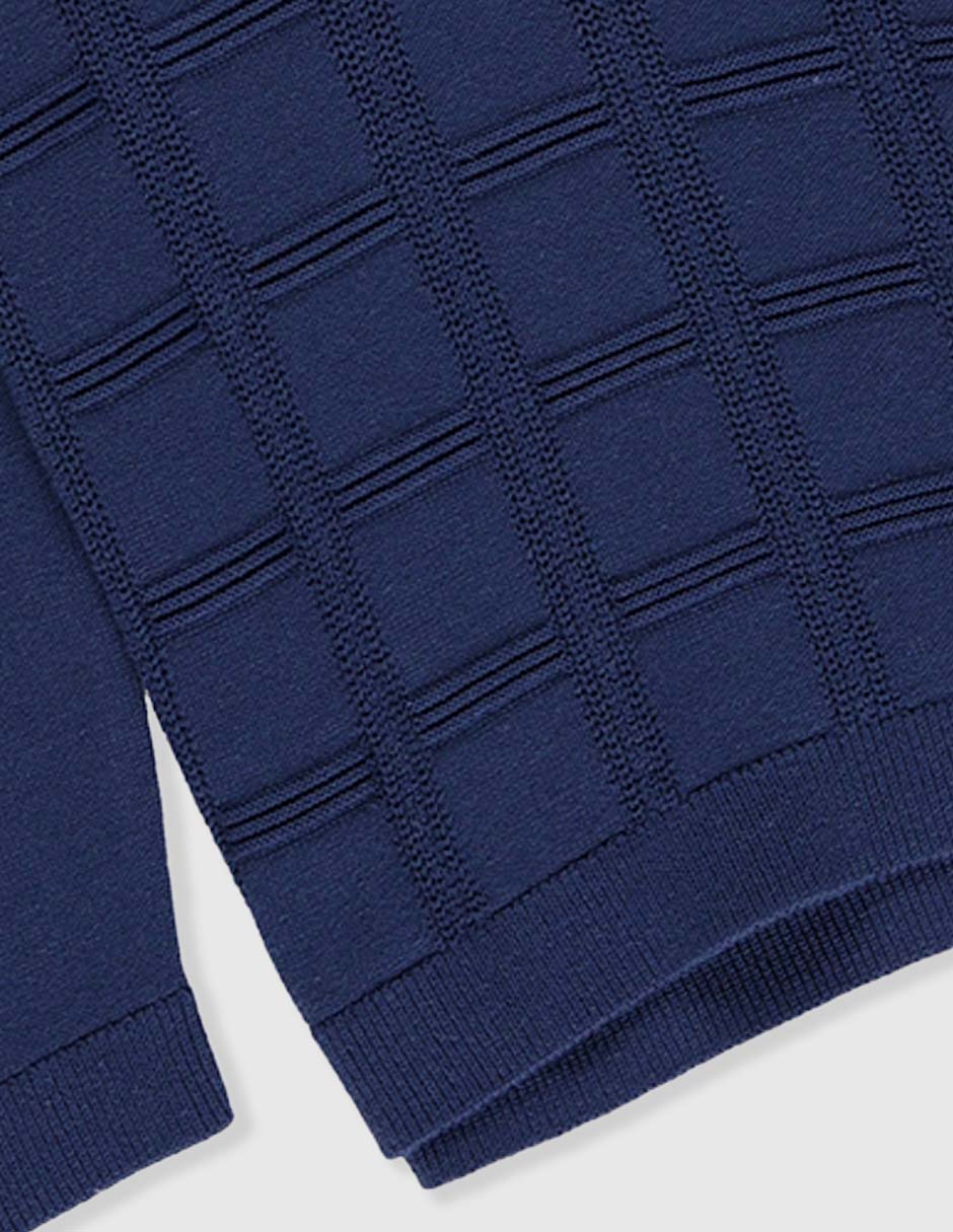 Playera tipo polo de algodón para bebé niño 4