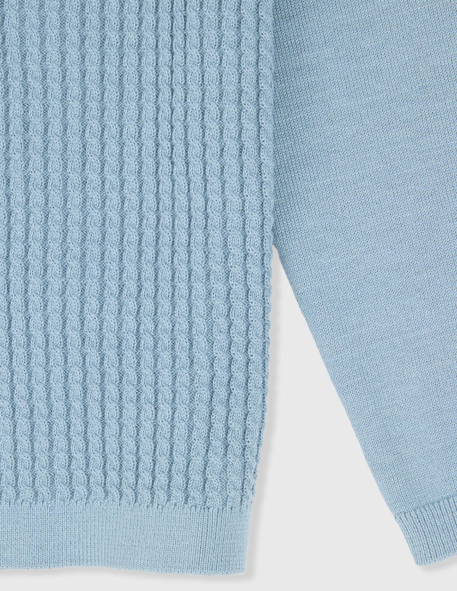 Playera tipo polo de algodón par bebé niño 4