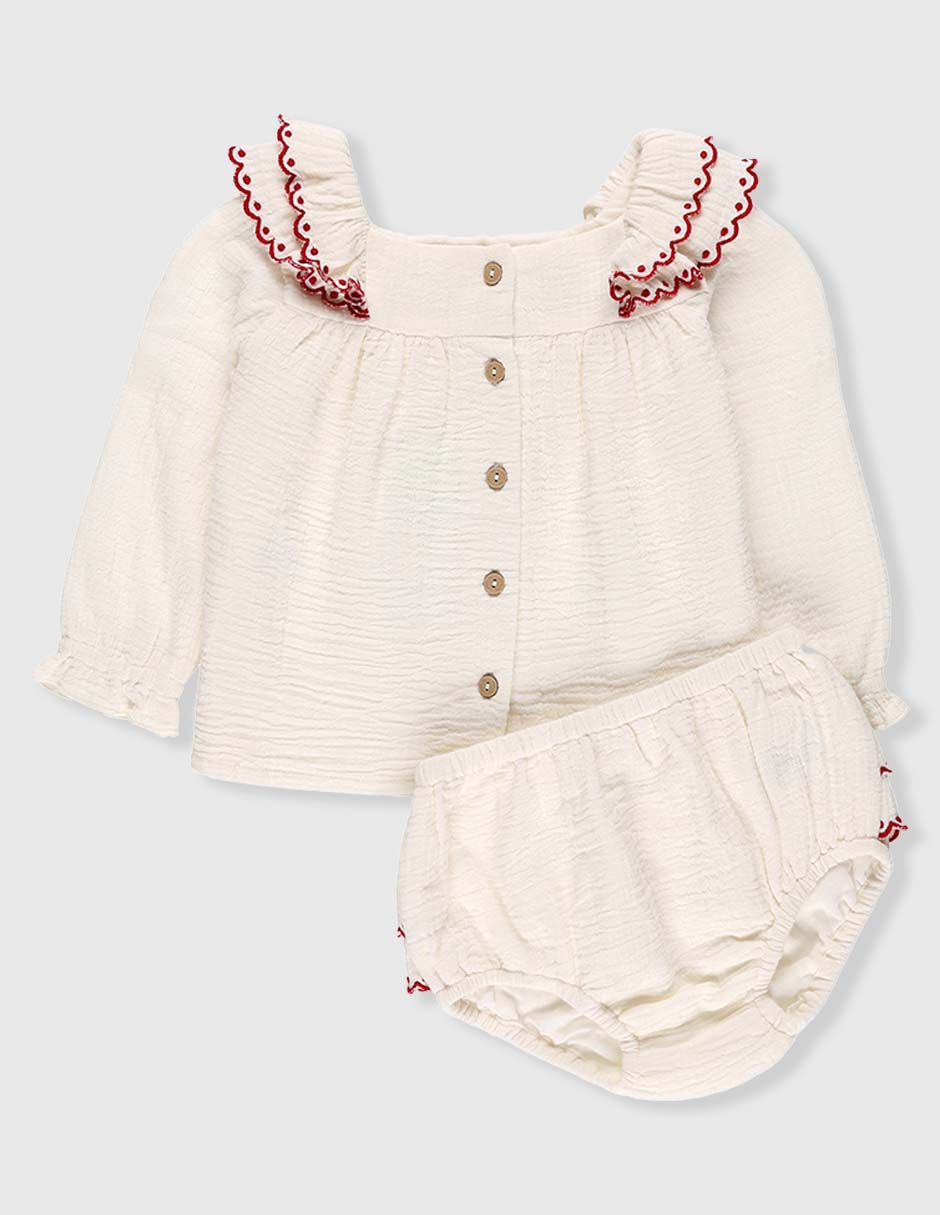 Conjunto de algodón para niña Conjunto de algodón para niña