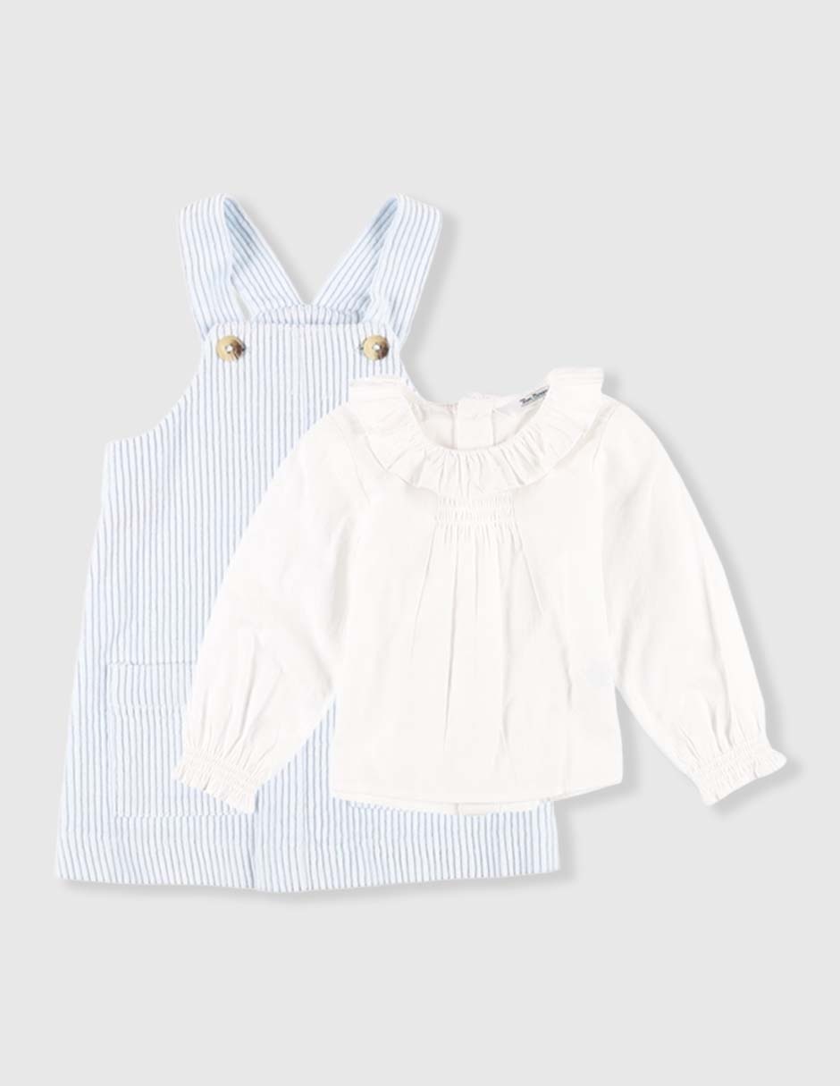Conjunto de algodón para bebé niña Conjunto de algodón para bebé niña