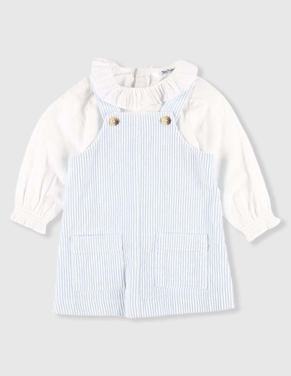 Conjunto de algodón para bebé niña 7
