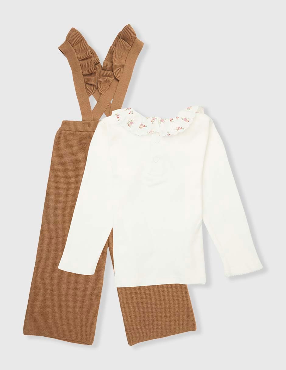 Conjunto de algodón para bebé niña 2