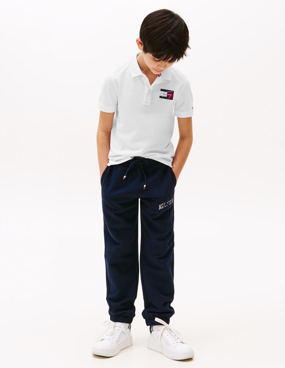 Playera tipo polo de algodón para bebé niño 5