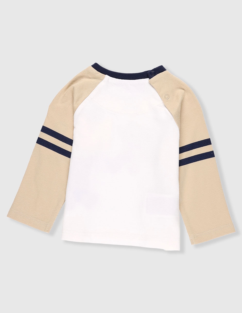 Playera manga larga para bebé niño 2