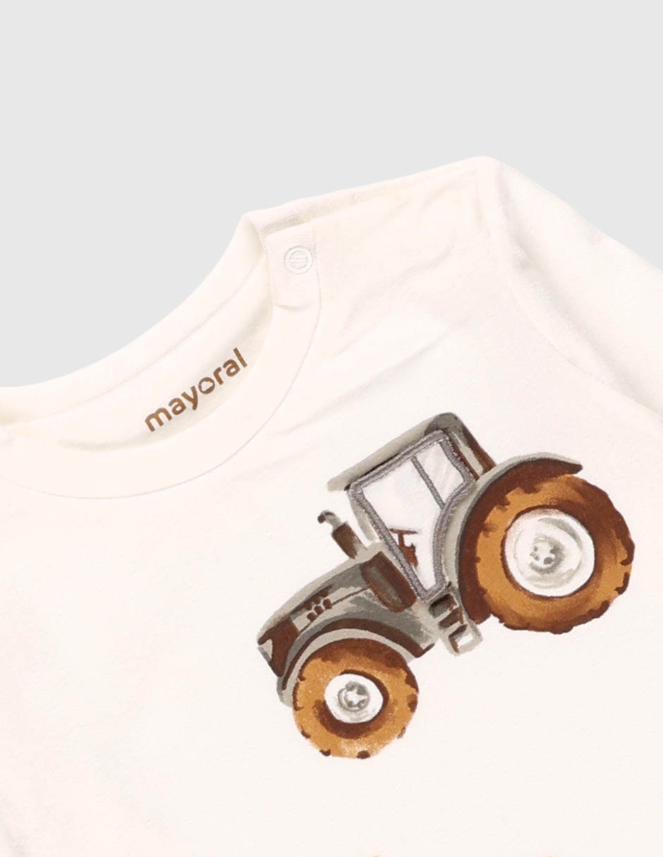 Playera manga larga para bebé unisex 3