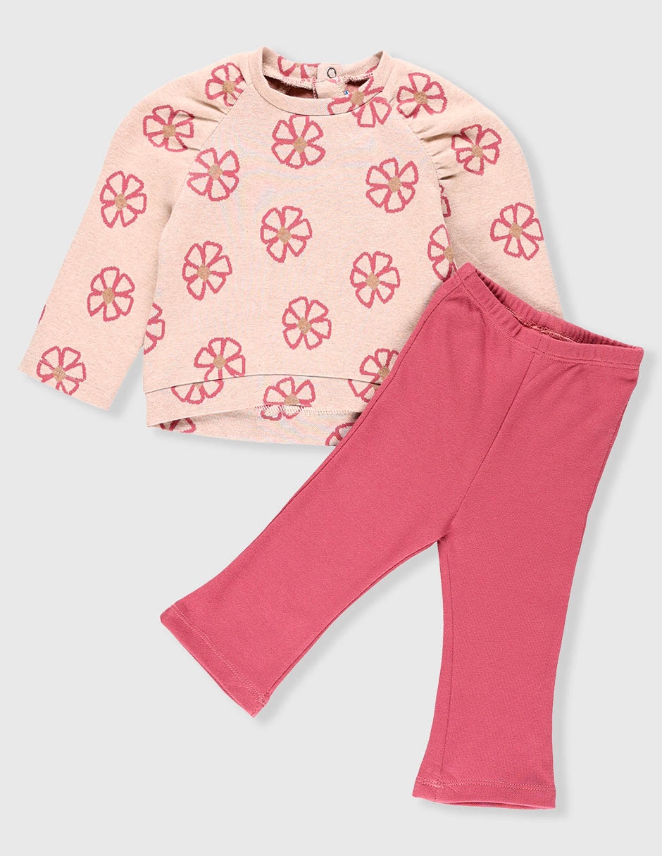 Conjunto de algodón para bebé niña Conjunto de algodón para bebé niña