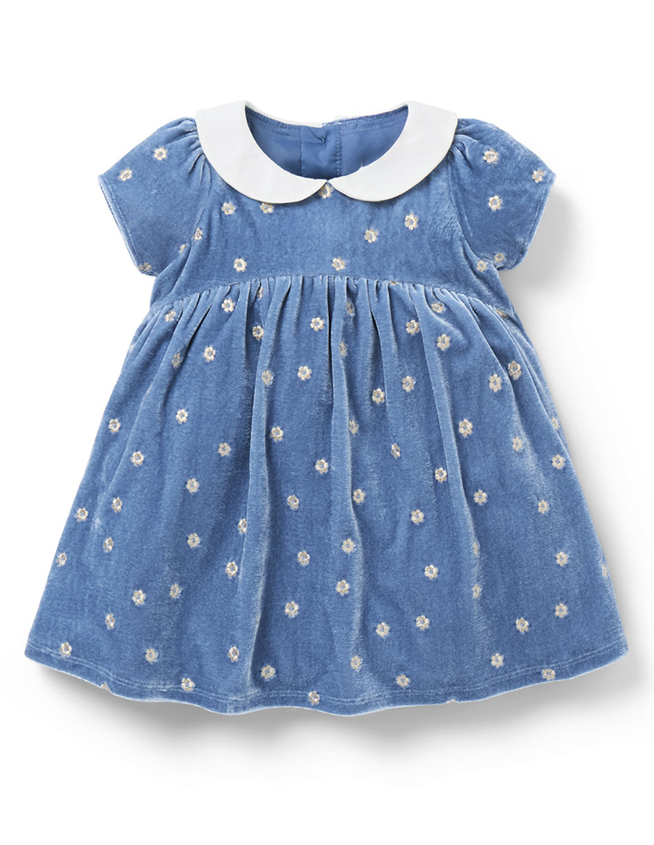 Vestido manga regular para niña