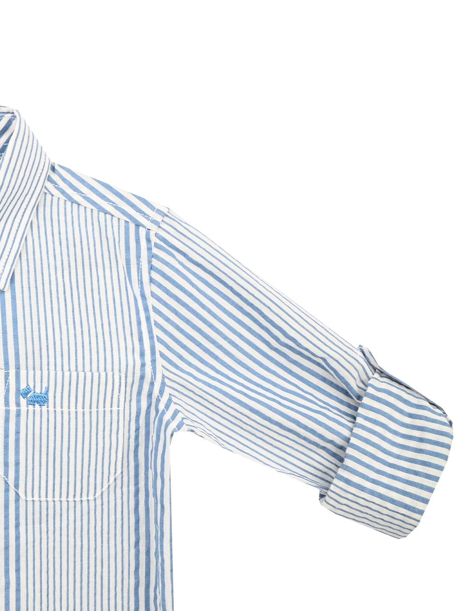Camisa casual Jurien de algodón manga larga para niño 3