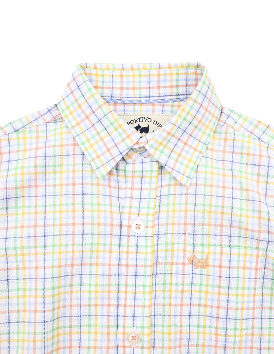 Camisa casual Blaine de algodón manga larga para niño 3