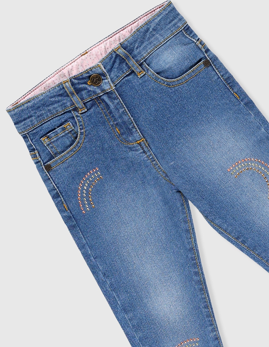 Jeans straight para bebé niña 3