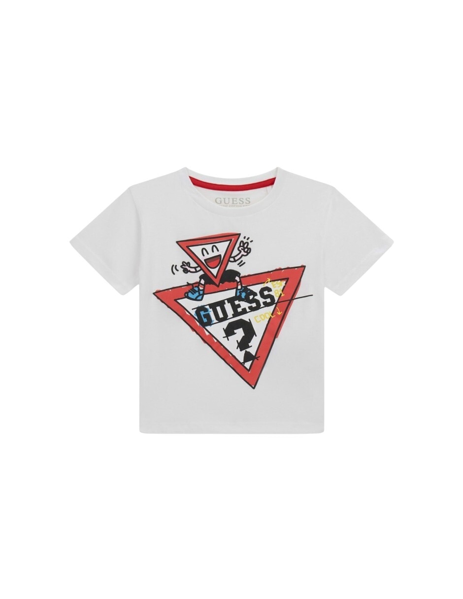 Playera Guess N5yi00k8hm4-G011 manga corta para bebé niño Babies