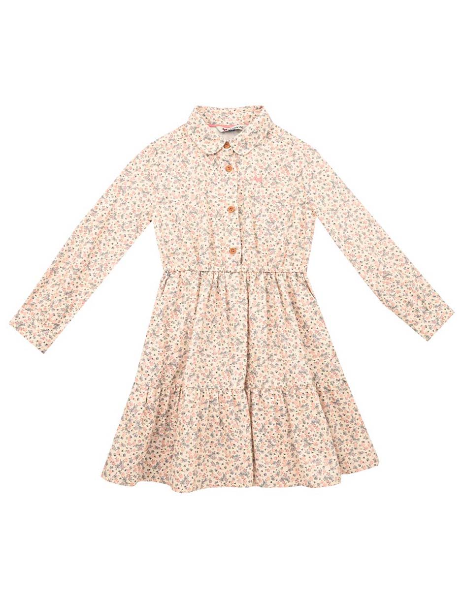 Vestido Charming manga regular para bebé niña