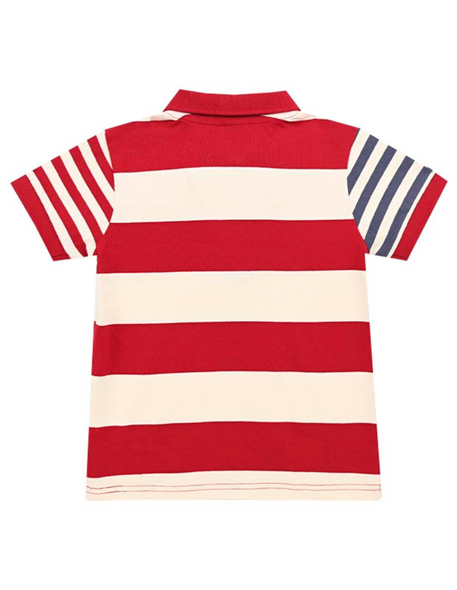 Playera tipo polo Cleave de algodón para bebé niño 2