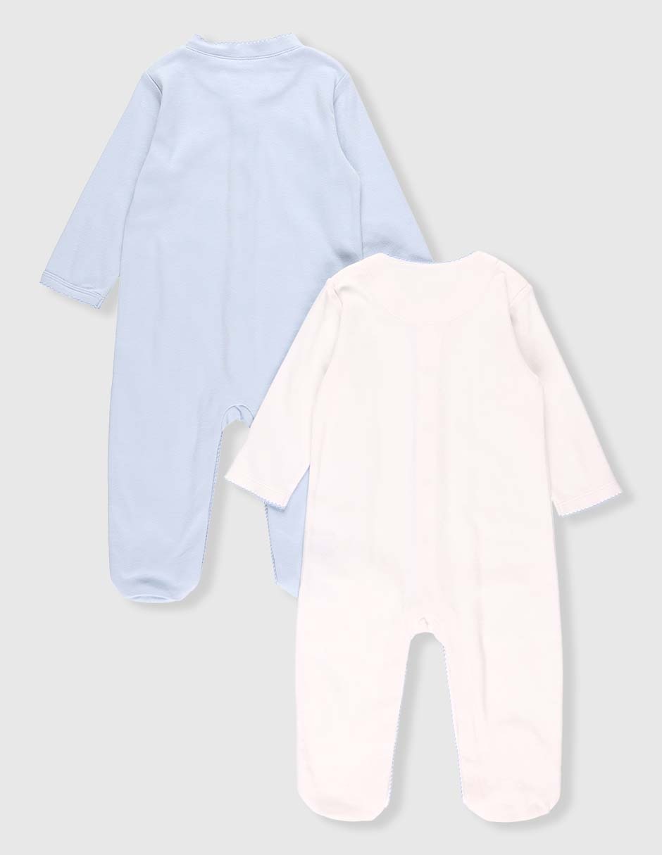 Set de mamelucos de algodón para bebé 2
