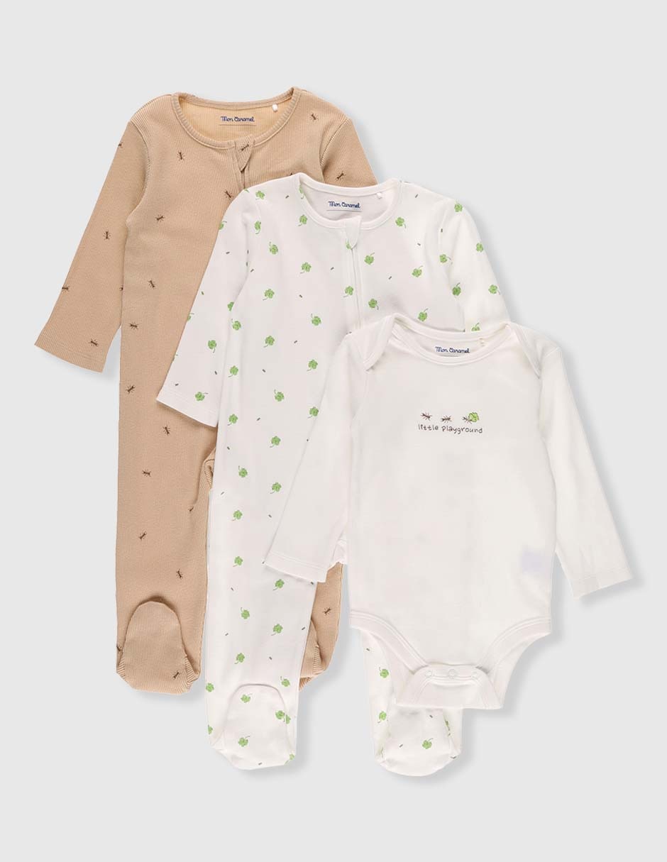 Set bebé de algodón para niño Set bebé de algodón para niño