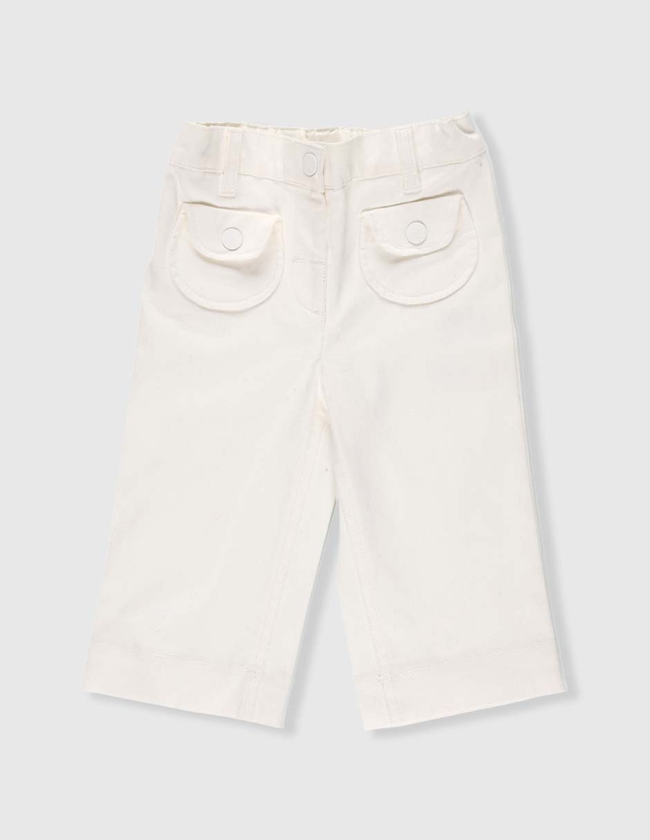 Pantalón regular para bebé niña Pantalón regular para bebé niña