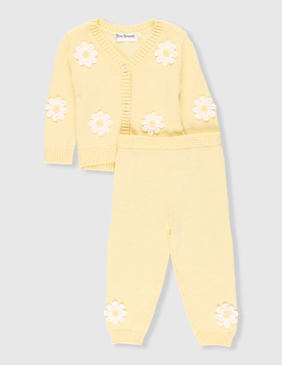 Conjunto de algodón para bebé niña Conjunto de algodón para bebé niña