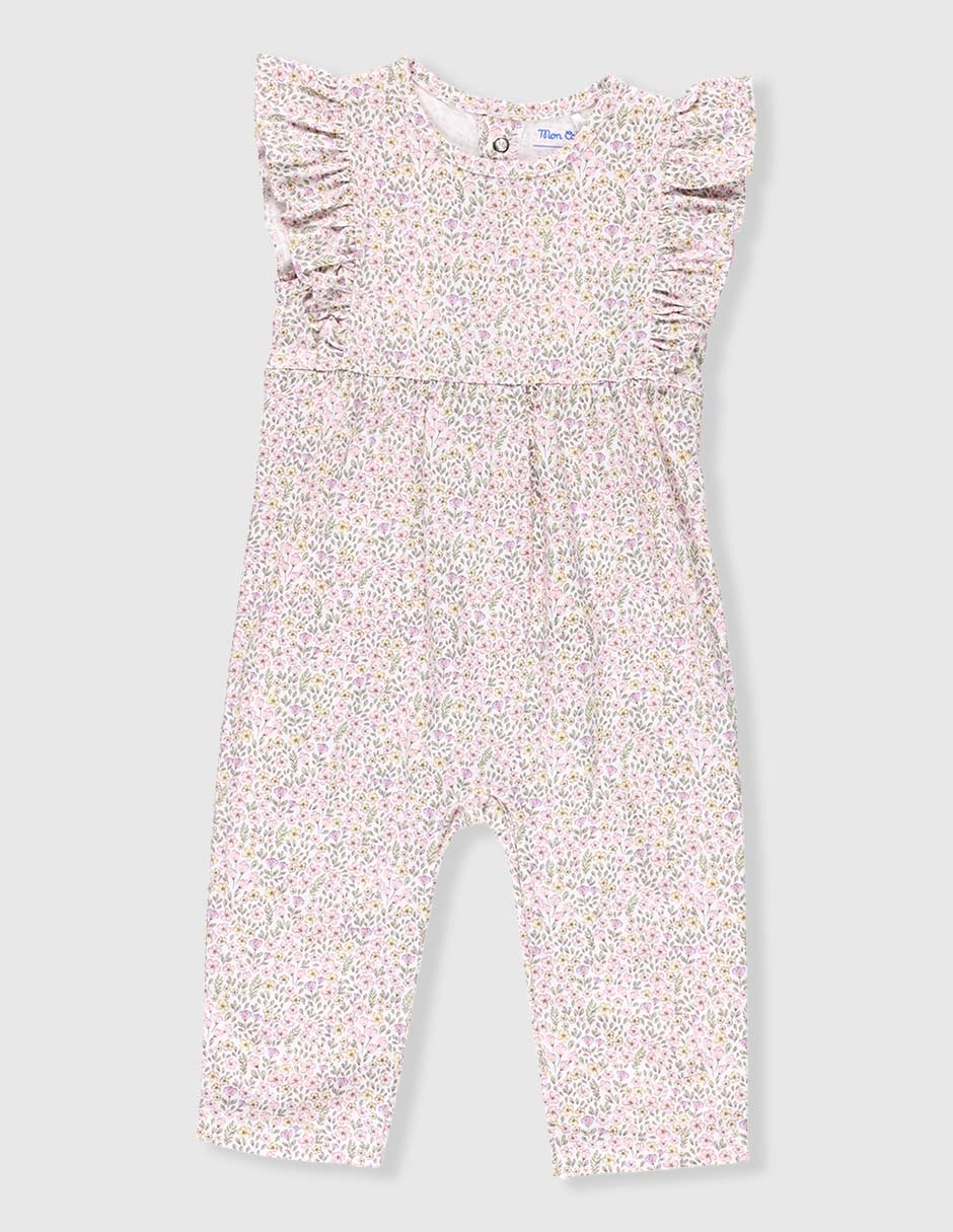 Jumpsuit de algodón para bebé niña Jumpsuit de algodón para bebé niña