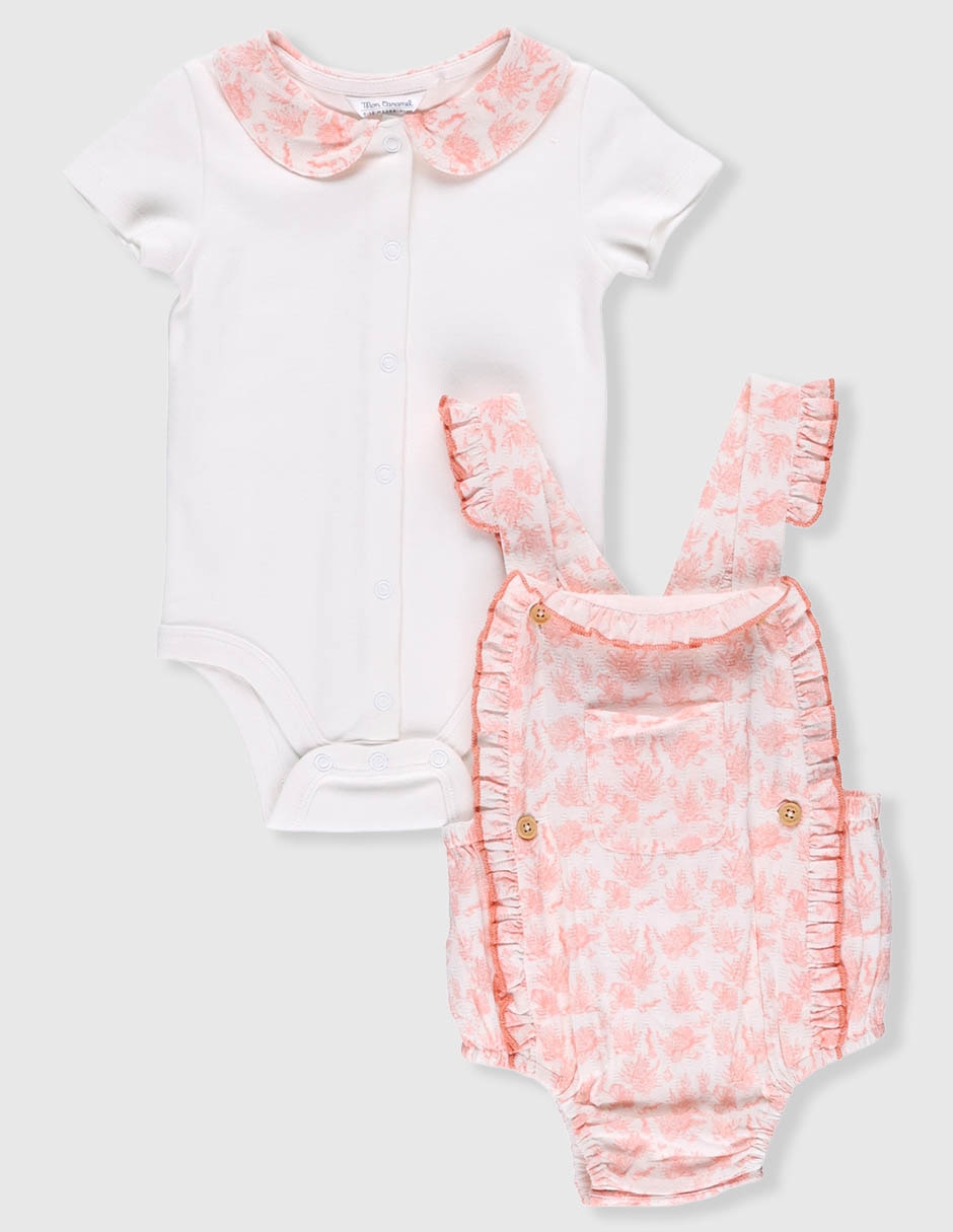Conjunto de algodón para bebé niña Conjunto de algodón para bebé niña