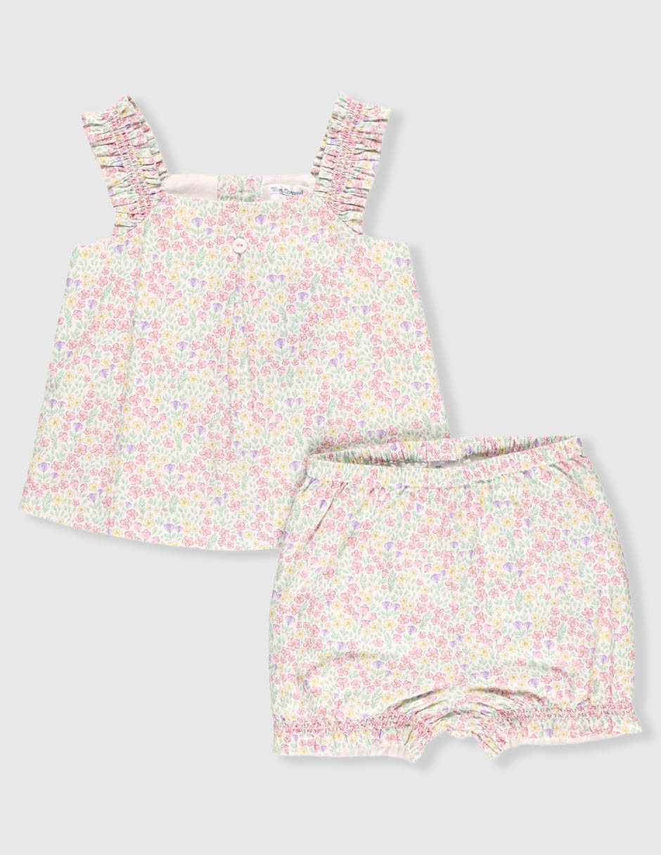 Conjunto de algodón para bebé niña Conjunto de algodón para bebé niña