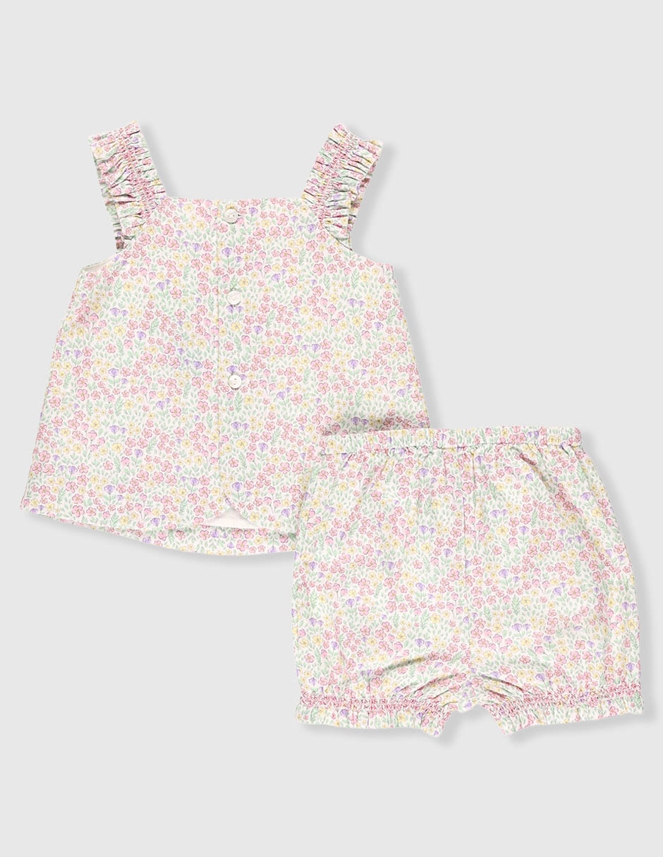 Conjunto de algodón para bebé niña 2