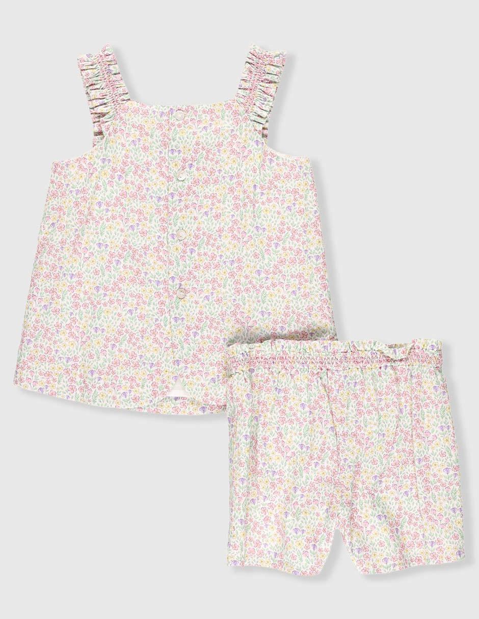Conjunto de algodón para bebé niña 2