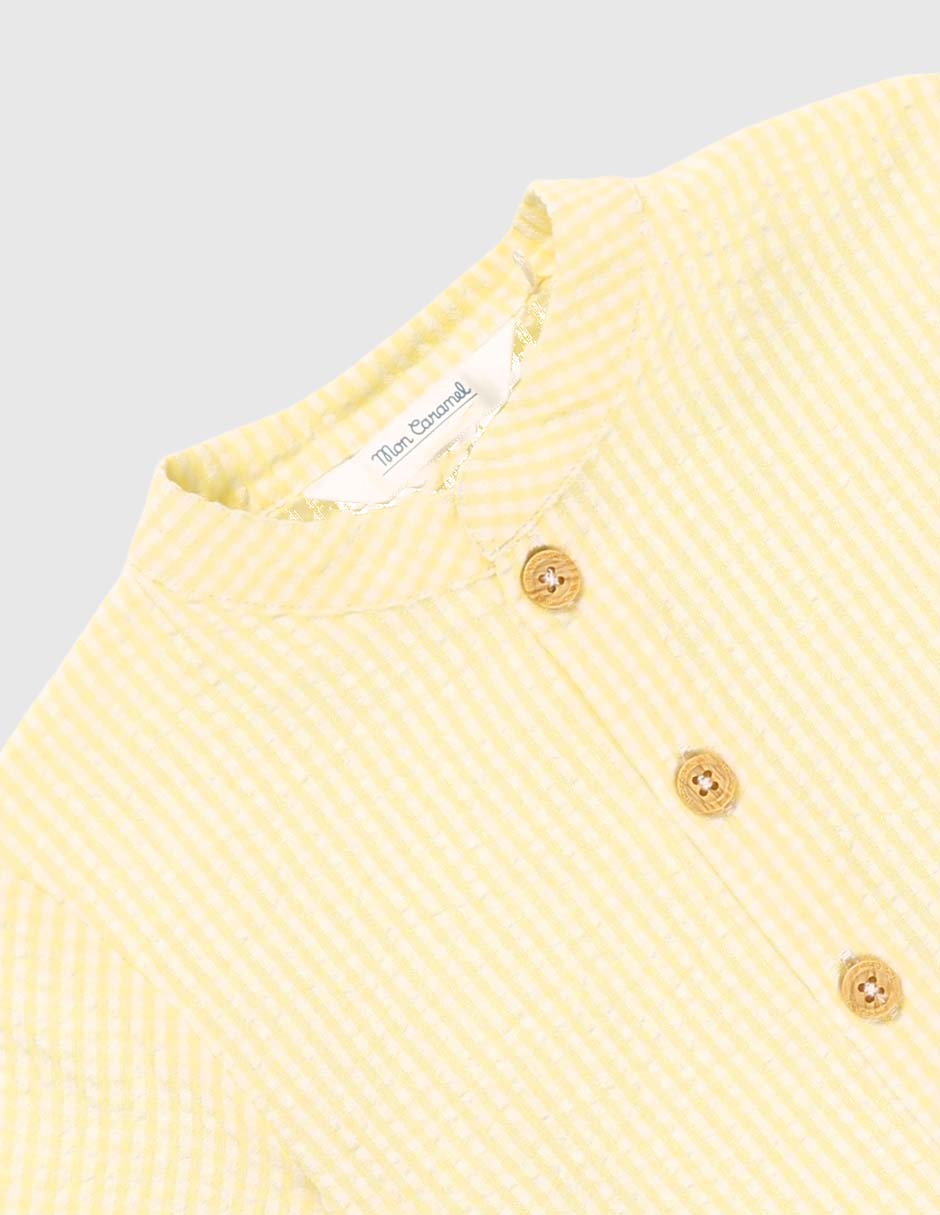 Camisa casual de algodón manga corta para niño 3