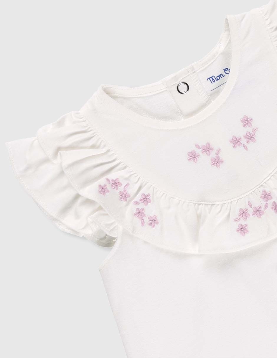 Playera manga corta para bebé niña 3