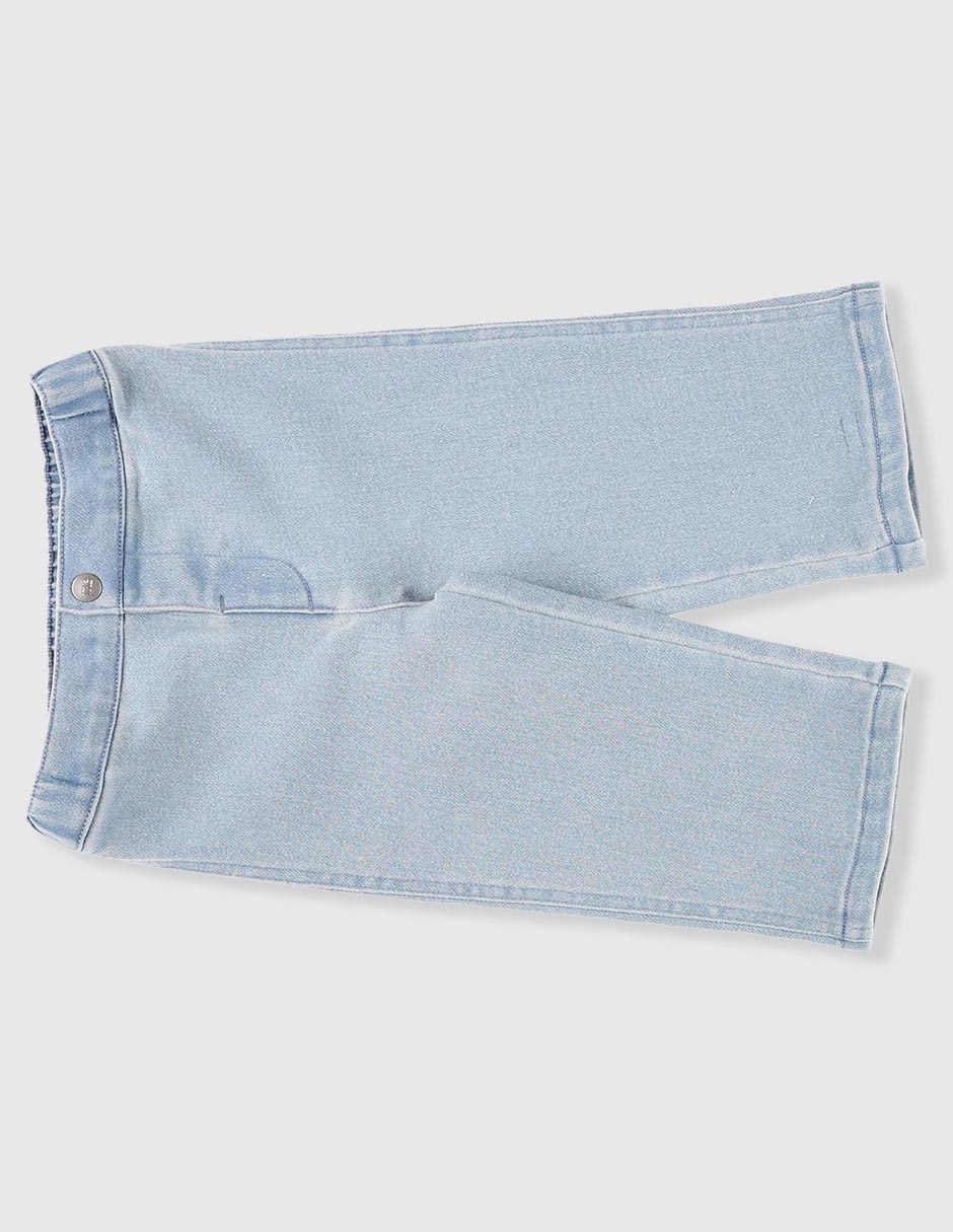 Jeans straight lavado claro para bebé niña 5