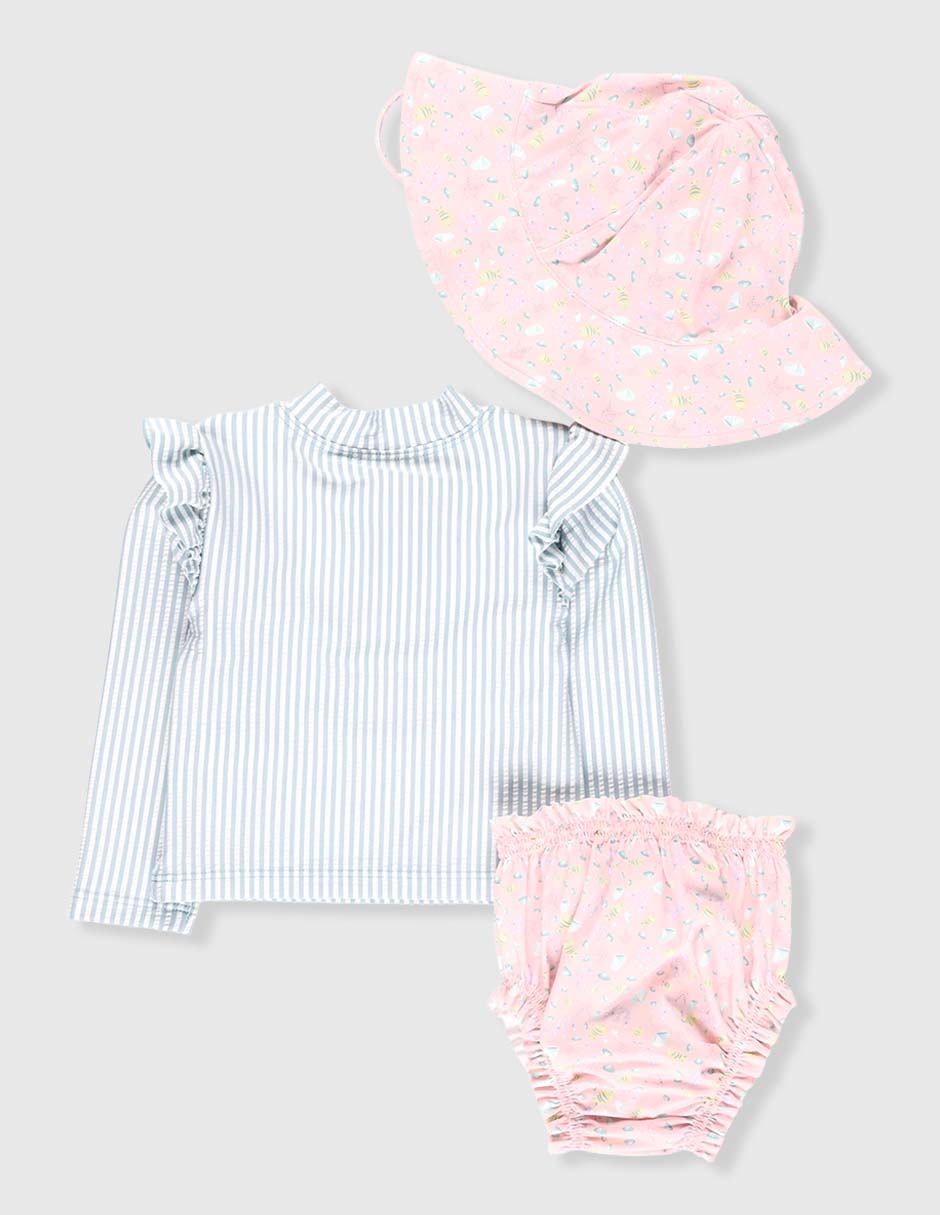 Conjunto traje de baño para bebé 2